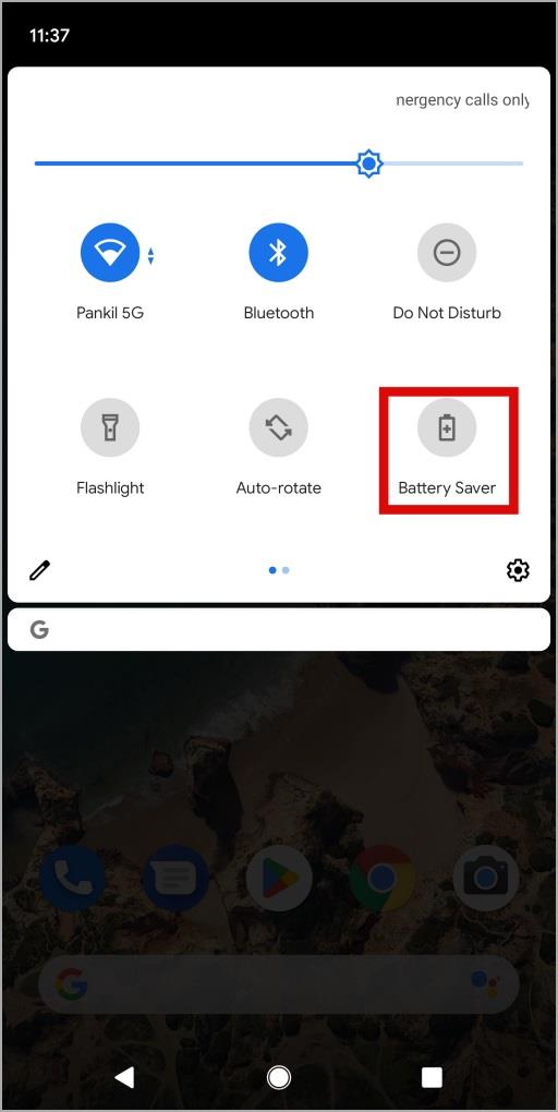 Inaktivera batterisparläge på Android