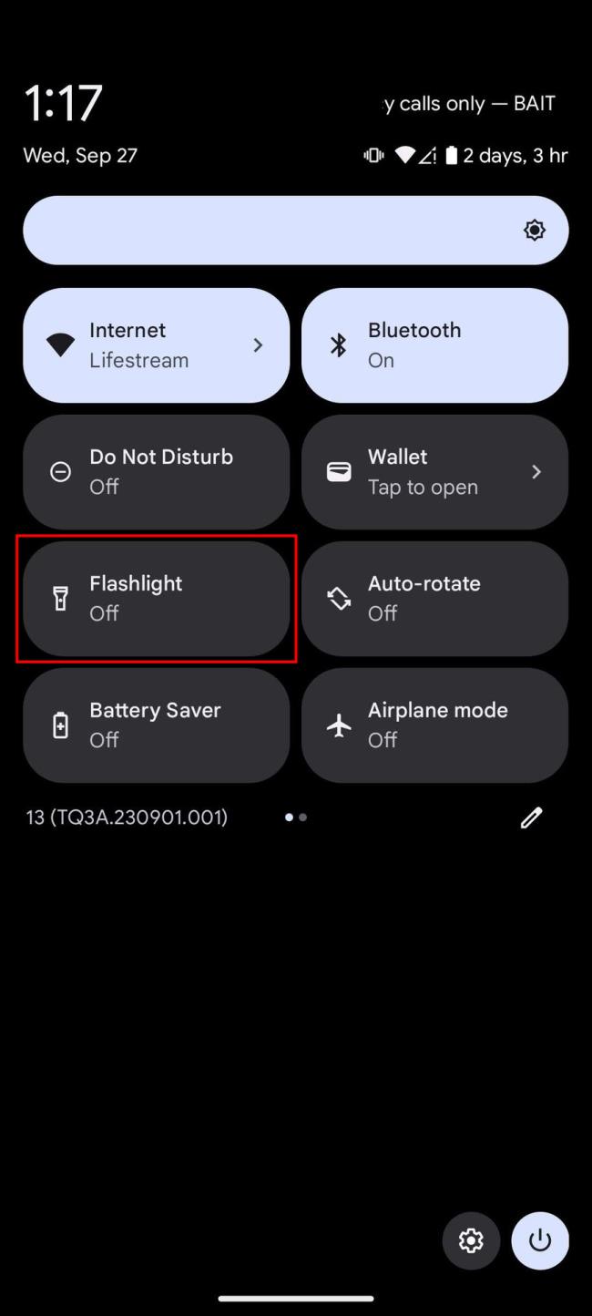 Як увімкнути ліхтарик за допомогою швидких налаштувань Android (2)