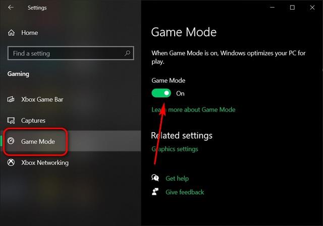 Windows 10 spelläge;  Optimera din Windows 10-dator för spel